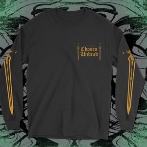 Camisa de manga larga Soulsborne de la Espada Magna de Artorias de Chosen Undead