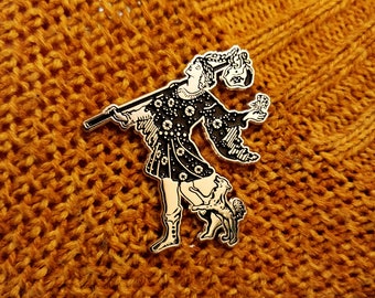 El Pin de Esmalte de la Carta del Tarot del Tonto.