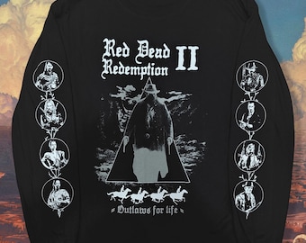 RDR2 "OUTLAWS FOR LIFE" Long-sleeve shirt