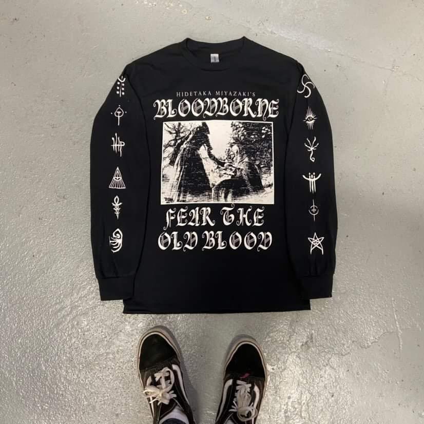 宮崎英高のブラッドボーン・ソウルズボーン長袖シャツ - Etsy 日本