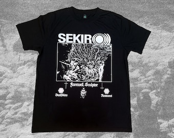 Camiseta de metal con drones inspirada en Sekiro: camiseta de fantasía oscura