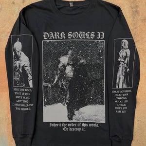 Dark Souls 2 Inspiriert / Soulsborn Langarm-Shirt