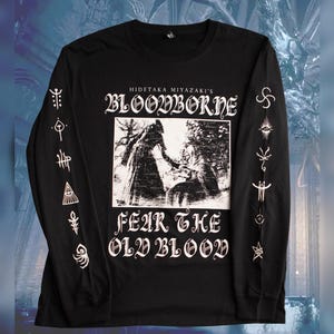 Camiseta de manga larga Bloodborne Soulsborne de Hidetaka Miyazaki
