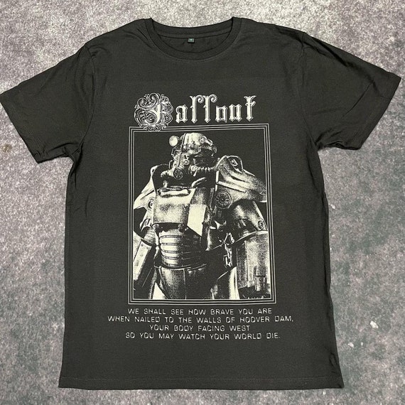 Brotherhood of Steel Fallout T shirt Etsy