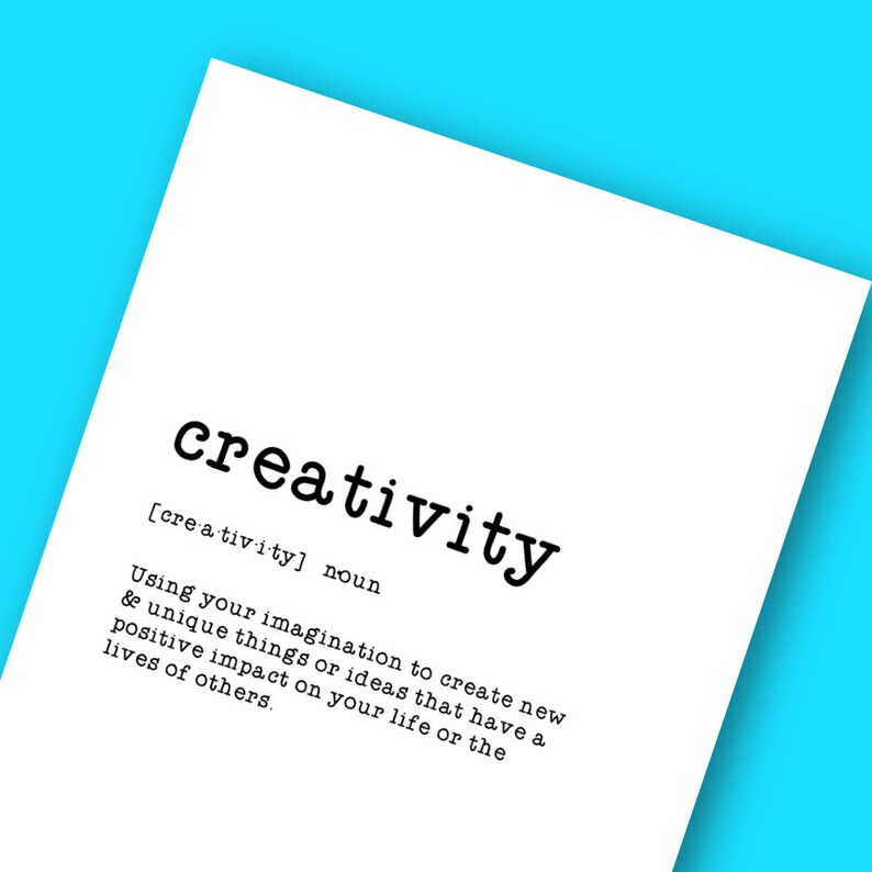 Creativity Printable, Printable Art, Inspirational Art, Art for Women ...