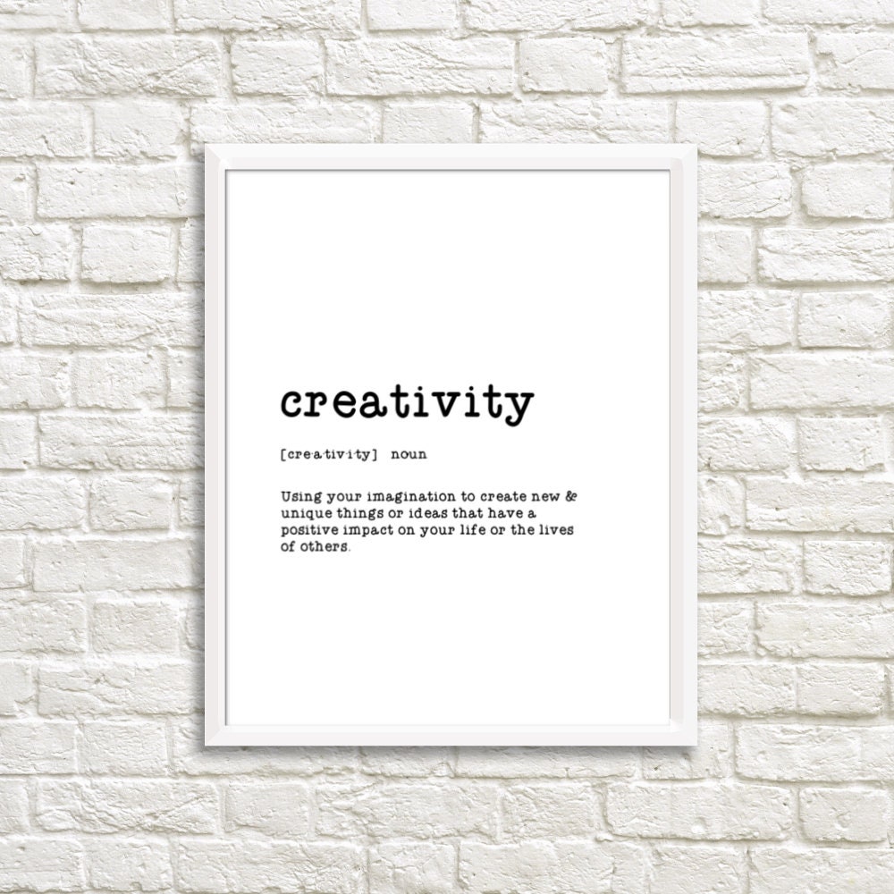Creativity Printable, Printable Art, Inspirational Art, Art for Women ...