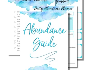 Guide till överflödsmanifestation Utskrivbar/guide till attraktionslagen