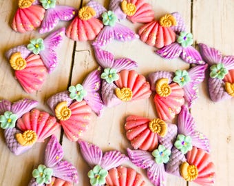 Clays for crafts, clay art, clays for bows, mermaid