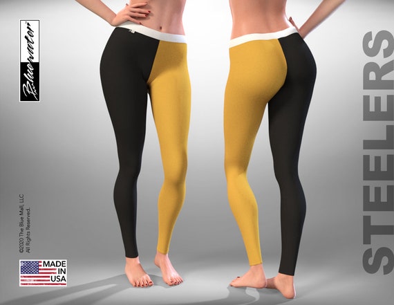 SPRING SALE 90 Colors Leggings NFL Pittsburgh Steelers Red, Black