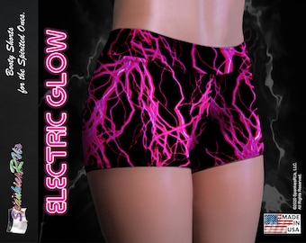 SPRING SALE! HOT Glow Under Blacklight Booty Shorts