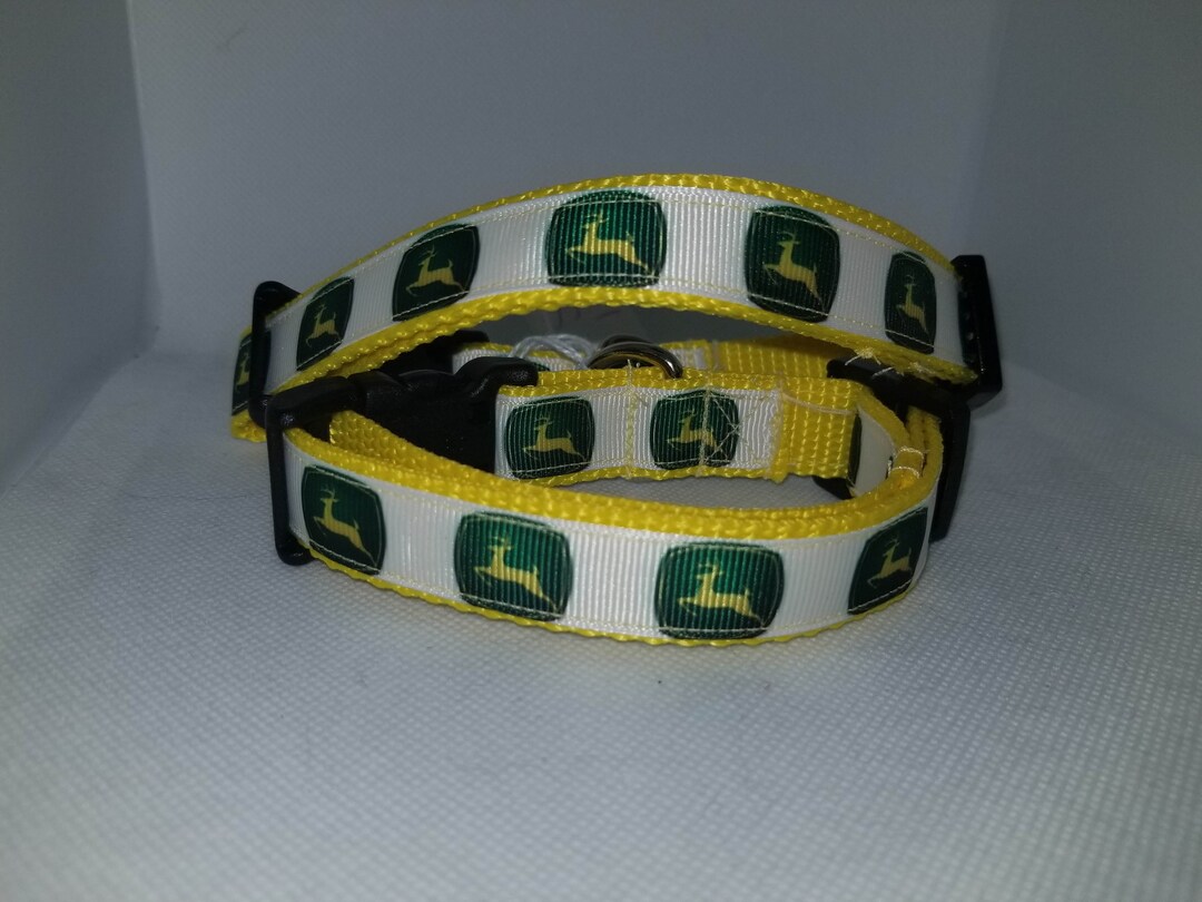 3/4 Inch John Deere Dog or Cat Collar Etsy