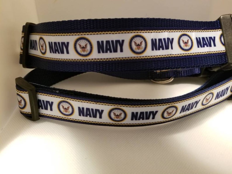 United States Navy Dog Collar