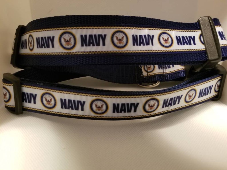 United States Navy Dog Collar