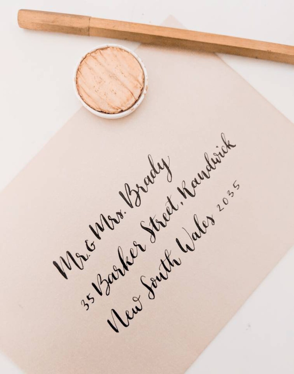 Adresse de l'enveloppe en anglais seulement Adresse Etsy France