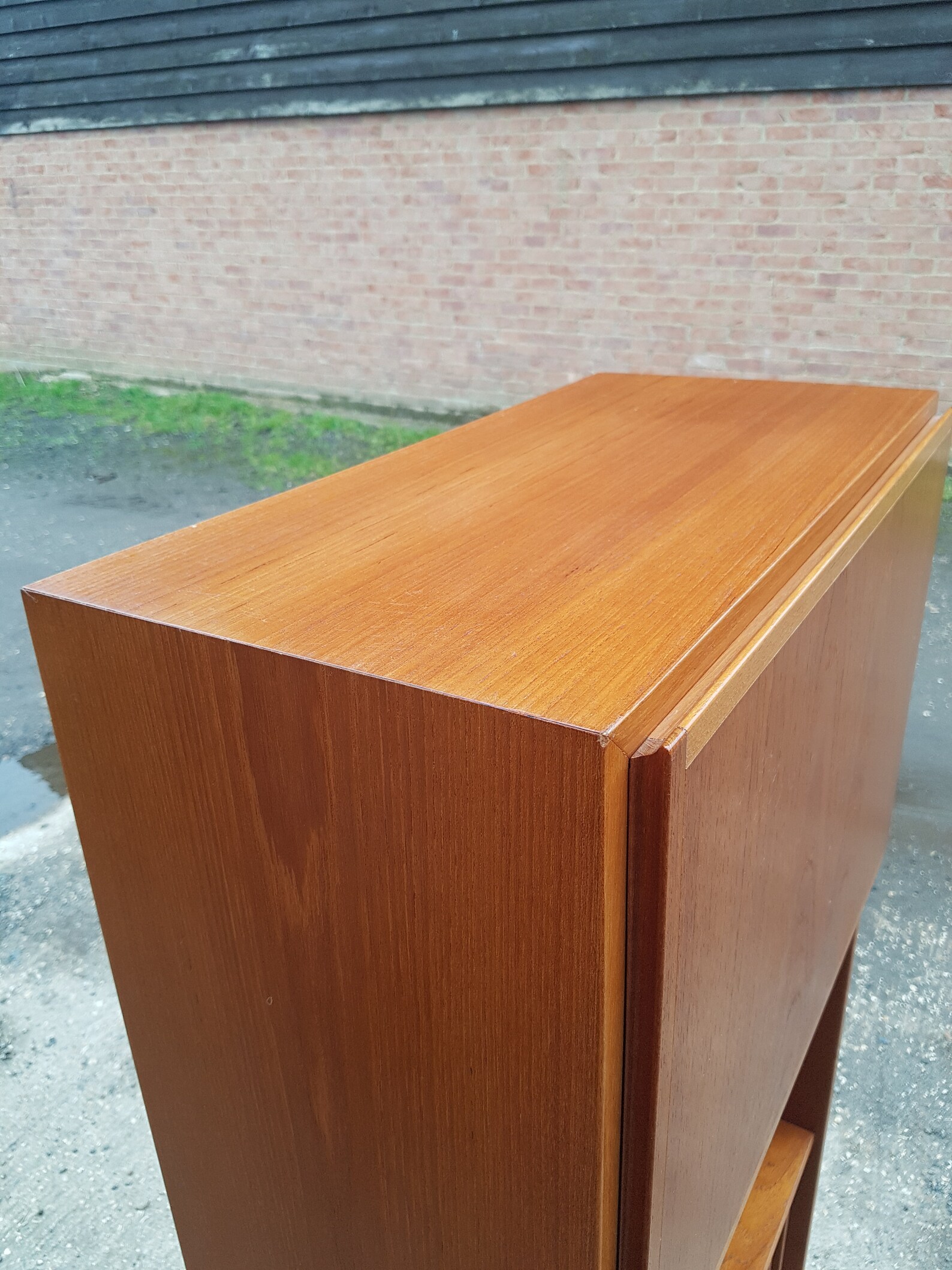 Par de gabinetes daneses de teca bebe armario de bebidas | Etsy