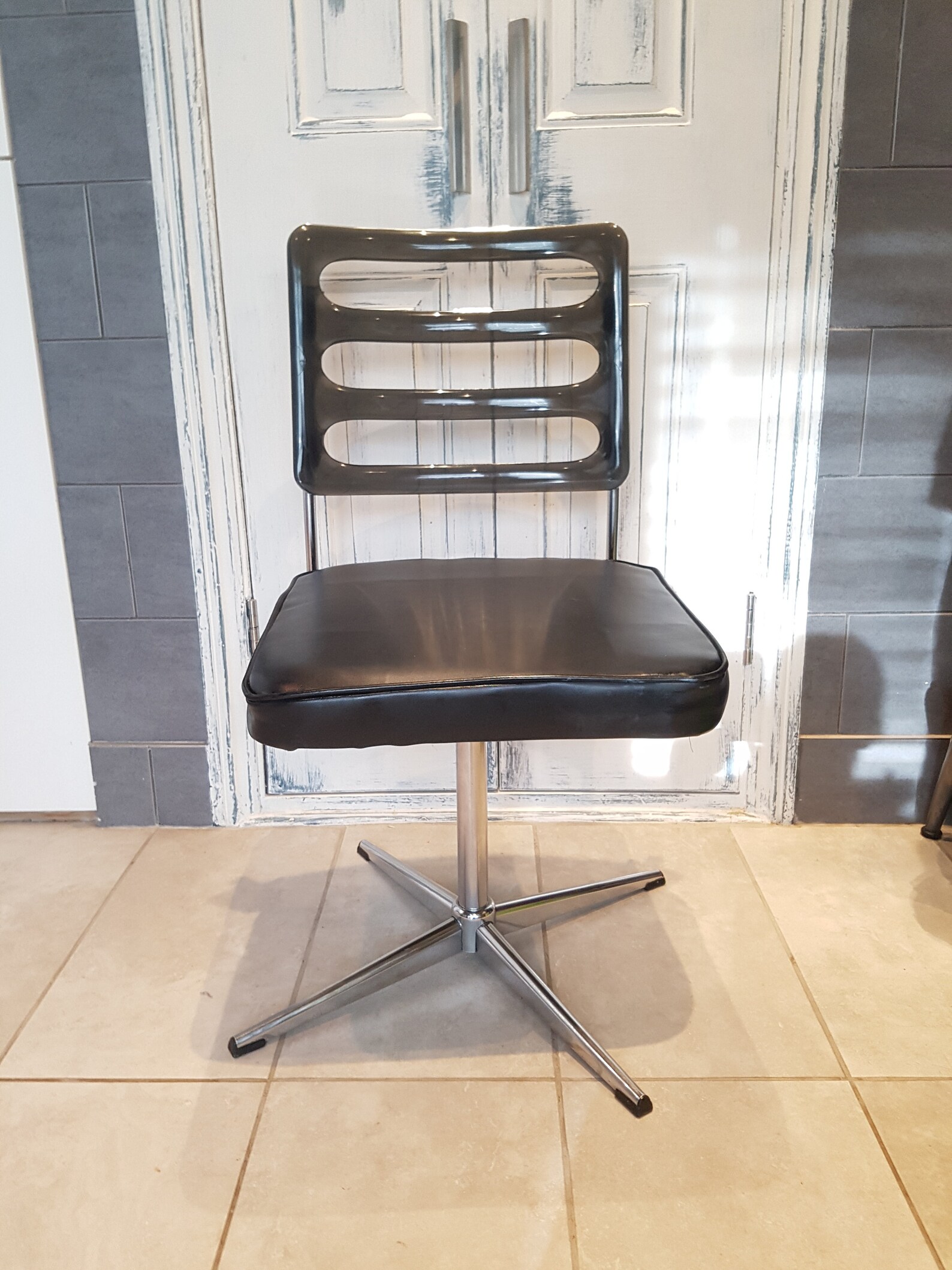 Chaise pivotante de bureau rétro vintage milieu du siècle.  Etsy