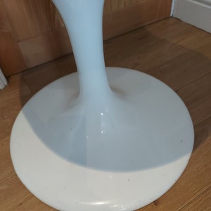 Chair swivel sold as pair glass fibre tulip round base retro vintage mid century bild 6