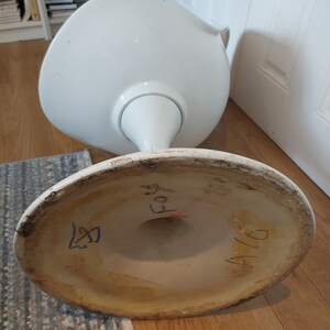 Chair swivel sold as pair glass fibre tulip round base retro vintage mid century bild 10