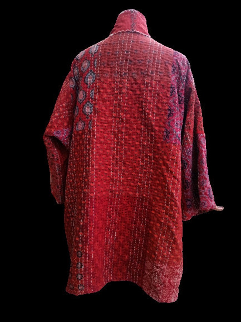 New Quilted Khatna Gudri Jacket Handmade Kimono Women Wear - Etsy