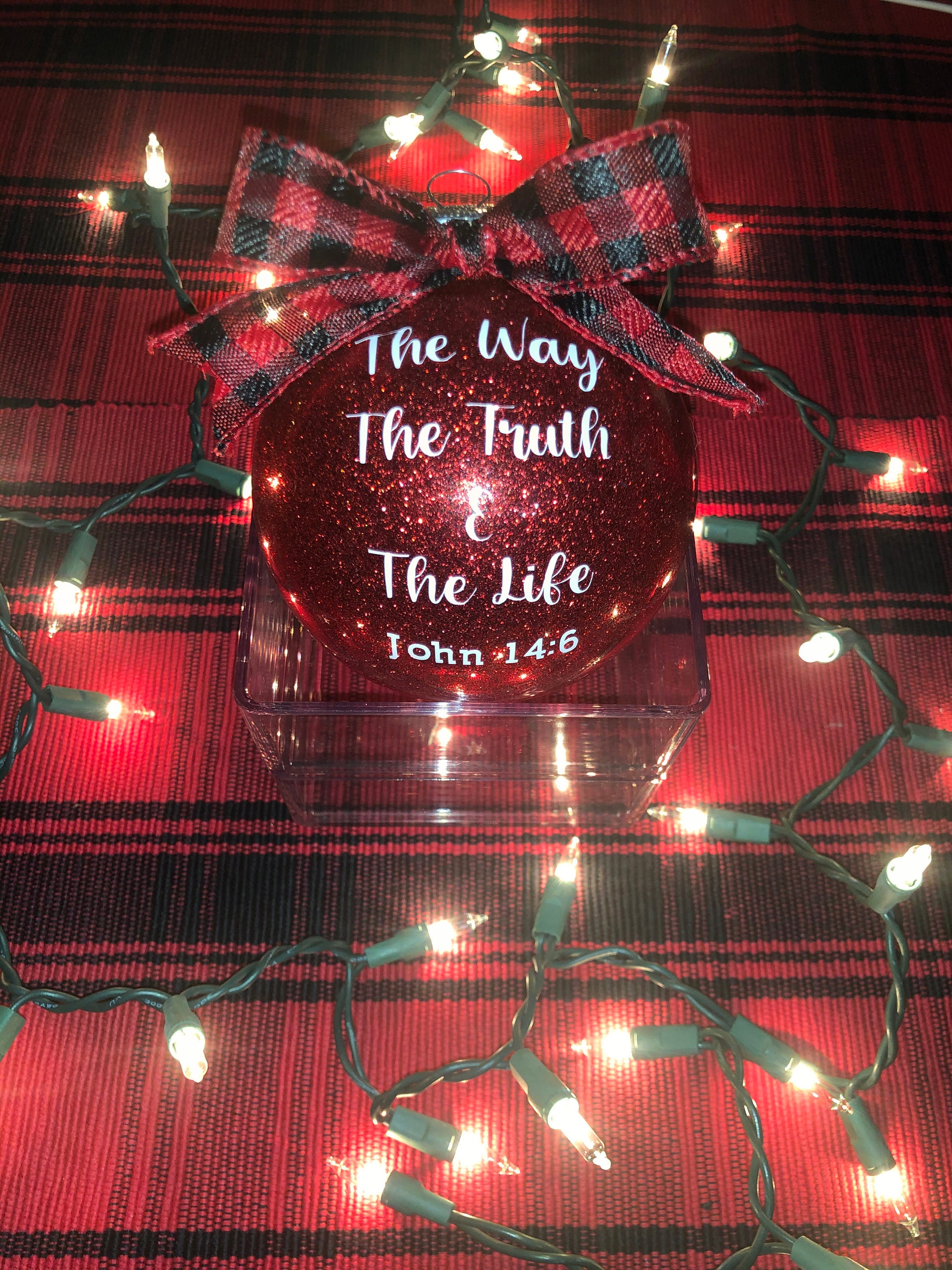 Christmas Ornaments Christian Ornaments Hand Made  Etsy