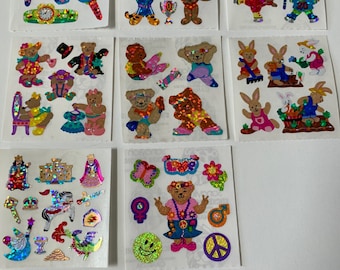 SANDYLION STICKER section 80er 90er papier Chevaux Sticker Autocollant Album
