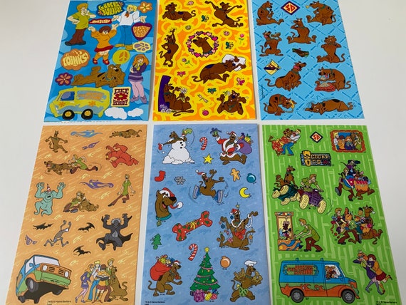Sandylion Scooby-Doo Stickers lot of 5 SHEETS 4 X 6 Sandylion Scooby-Doo Stickers lot of 5 SHEETS 4 X 6