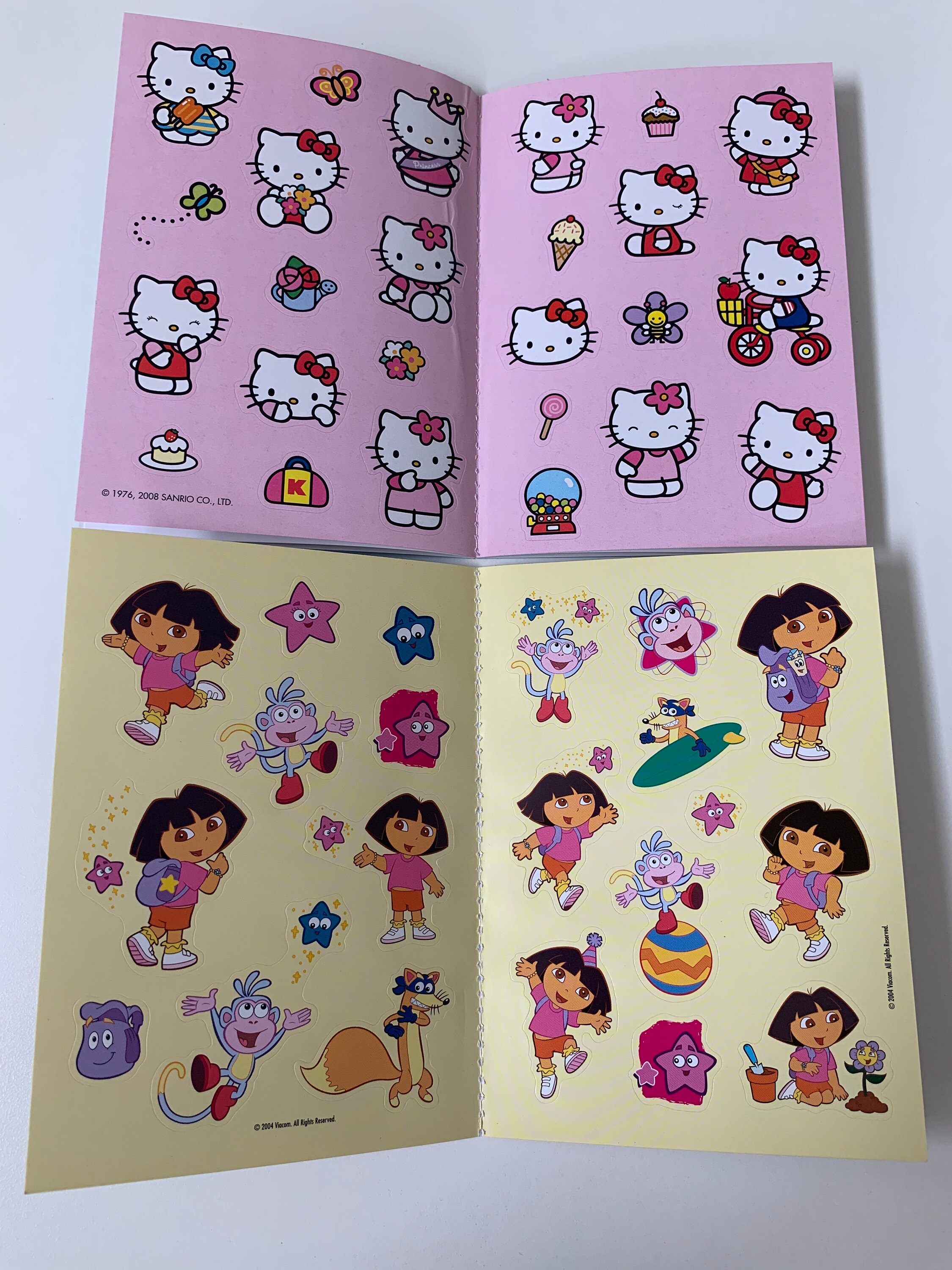 Vintage Sandylion Mini Sticker Album Hello Kitty and Dora Etsy