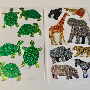 Seltene Vintage Hambly Aufkleber - Schildkröten, Tiere