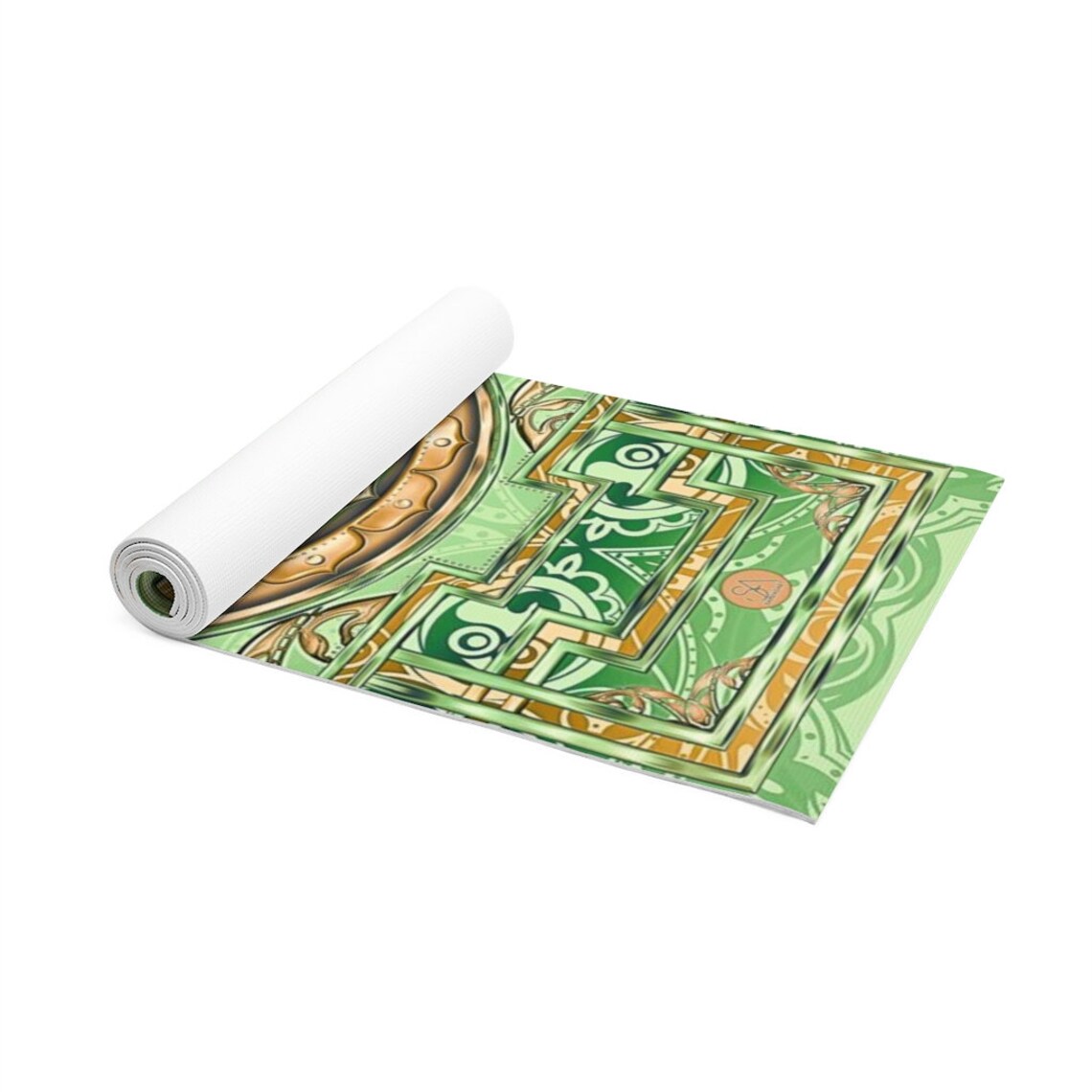 Foam Yoga Mat Sri Yantra Yoga Mat Unique Yoga Mats Yoga Etsy