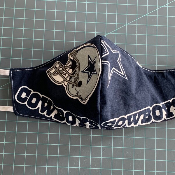 Dallas Cowboys reusable face masks (washable & dryable)