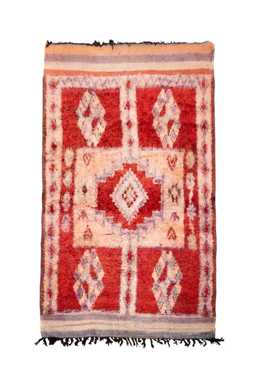Tapis marocain berbère original zemmour tissé à la main Tapis marocain berbère original zemmour tissé à la main
