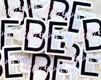 BTS "BE" Life Goes On Sticker Decal | Laptop Decal | Kpop Journal Sticker