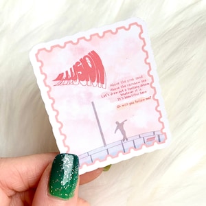 Illusion ATEEZ Kpop Song Stamp Sticker -Kpop Journal Sticker | Little Mini Fanart Album Cover - Kpop Mini Painting Sticker