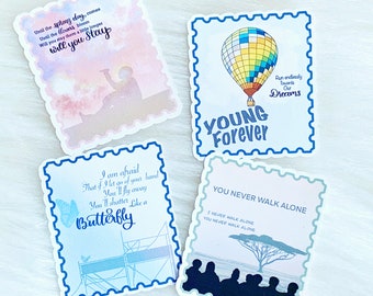 BTS Stamp Stickers | Kpop Song Sticker | Spring Day | You Never Walk Alone | Butterfly | Young Forever |
