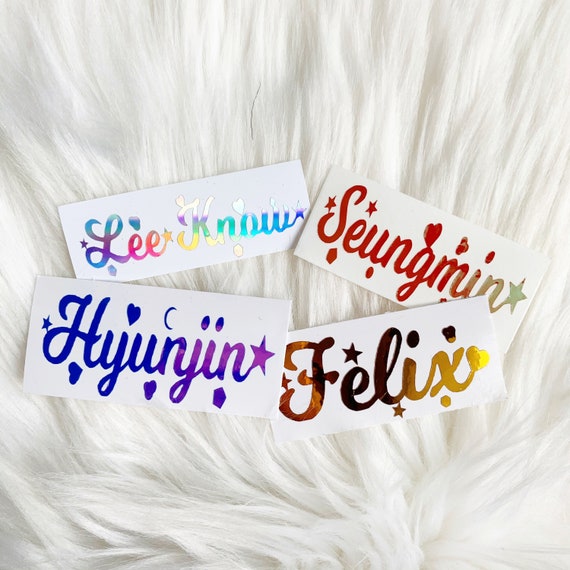 Stray Kids Vinyl Stickers- Kpop Concert Light Stick Decals