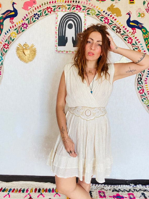 Deadstock Gauzy Grecian Dress