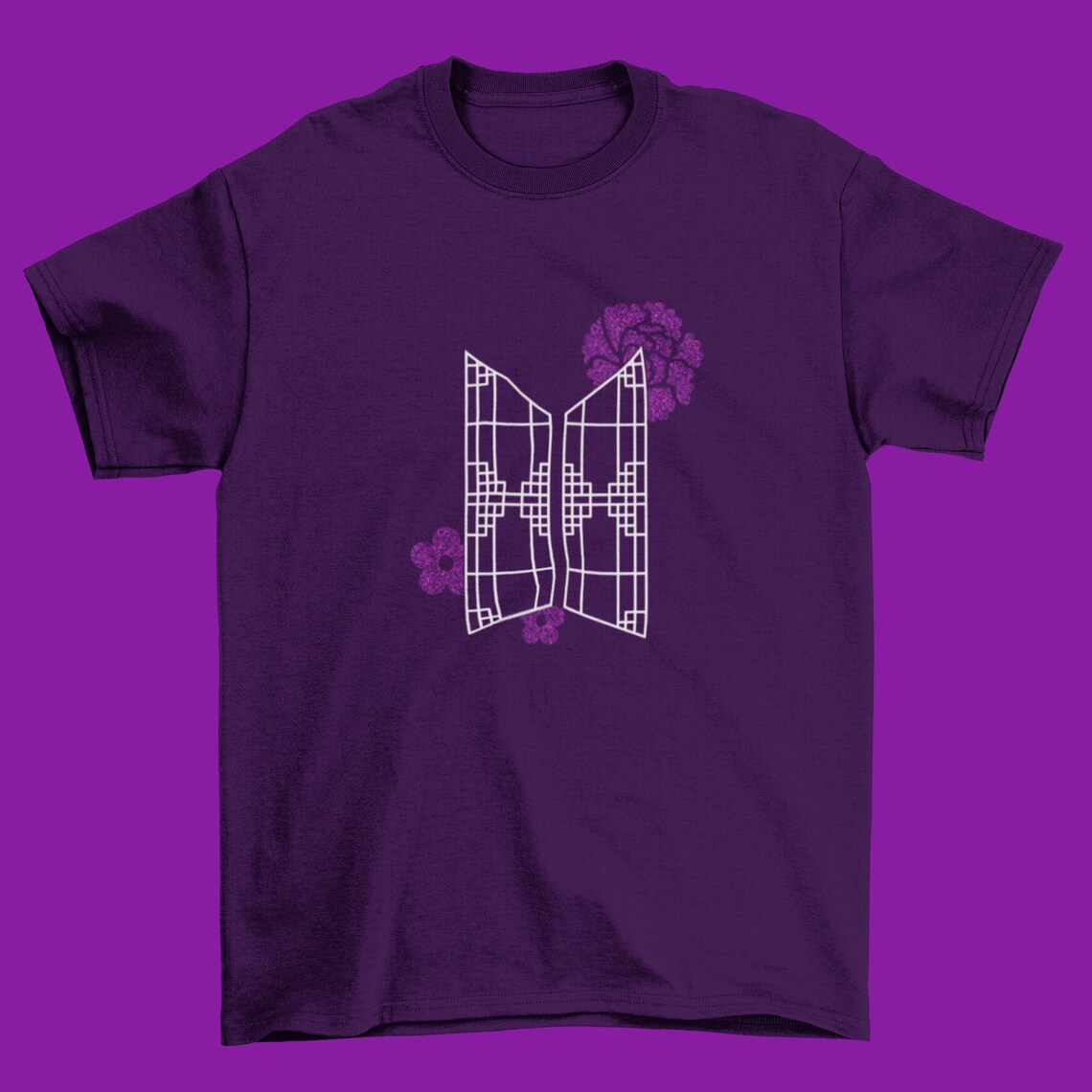 BTS T-shirt Unisex Dalmajung Inspired Logo BTS Bangtan Boys - Etsy