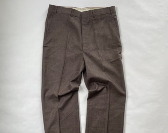 Sears Sportswear Brown Trousers Size 36x31