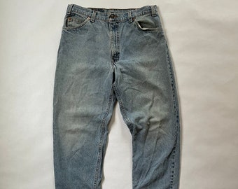1990’s Levi’s 550 Orange Tab Denim Jeans Size W34 L30
