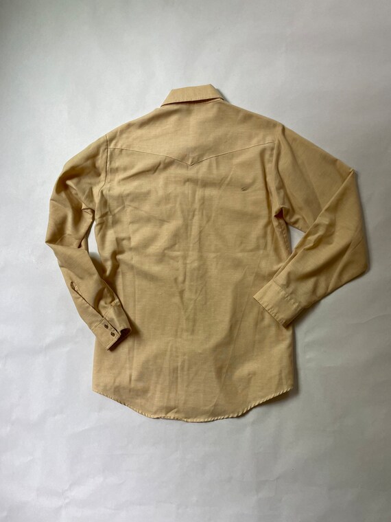 Vintage Lee Button Down Western Shirt Size Medium Gem