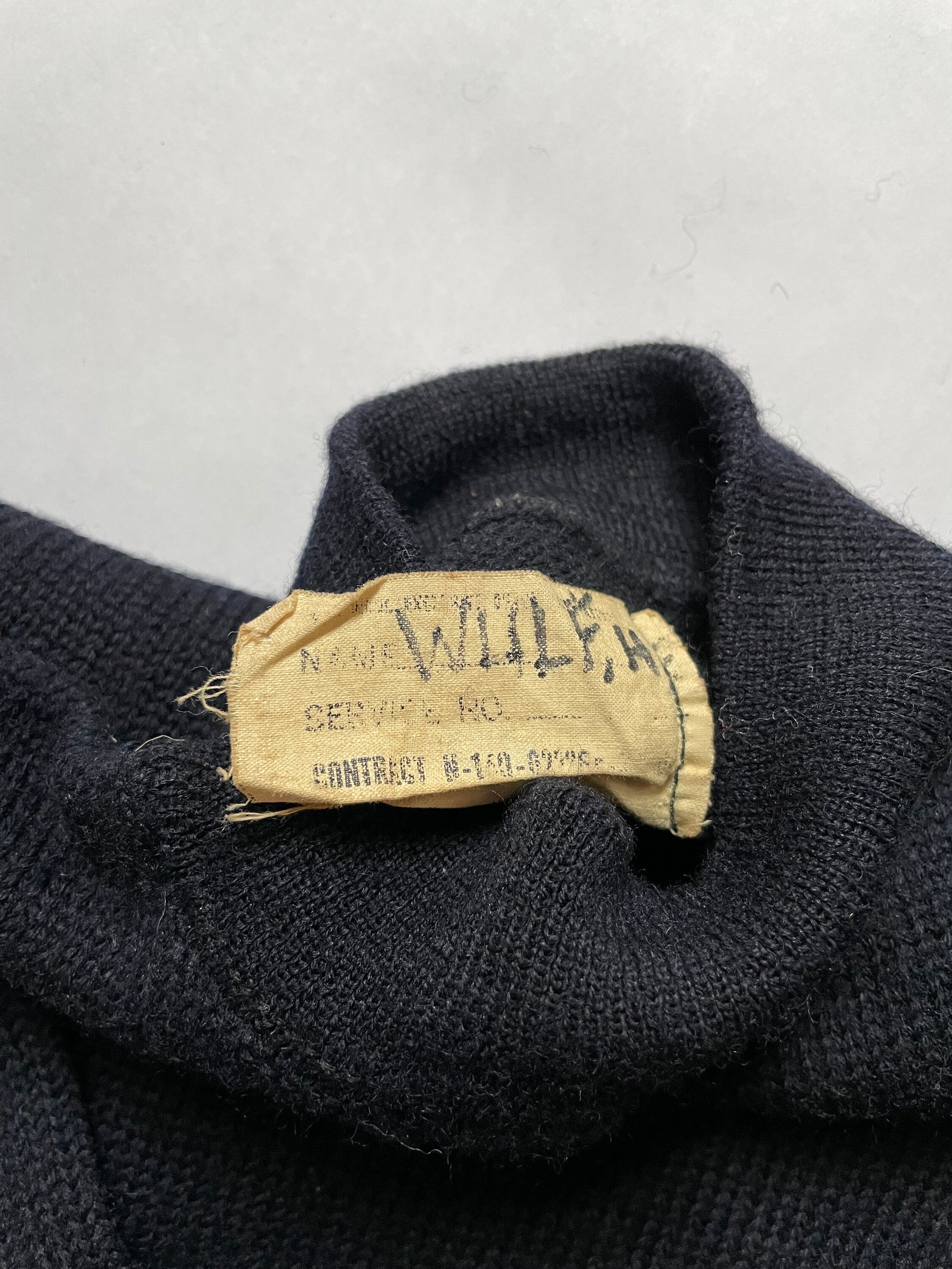 トップス 1960s U.S.N Mock Neck Knit 1960's U.S. Navy Wool Mockneck Naval Sweater Size XS - Etsy