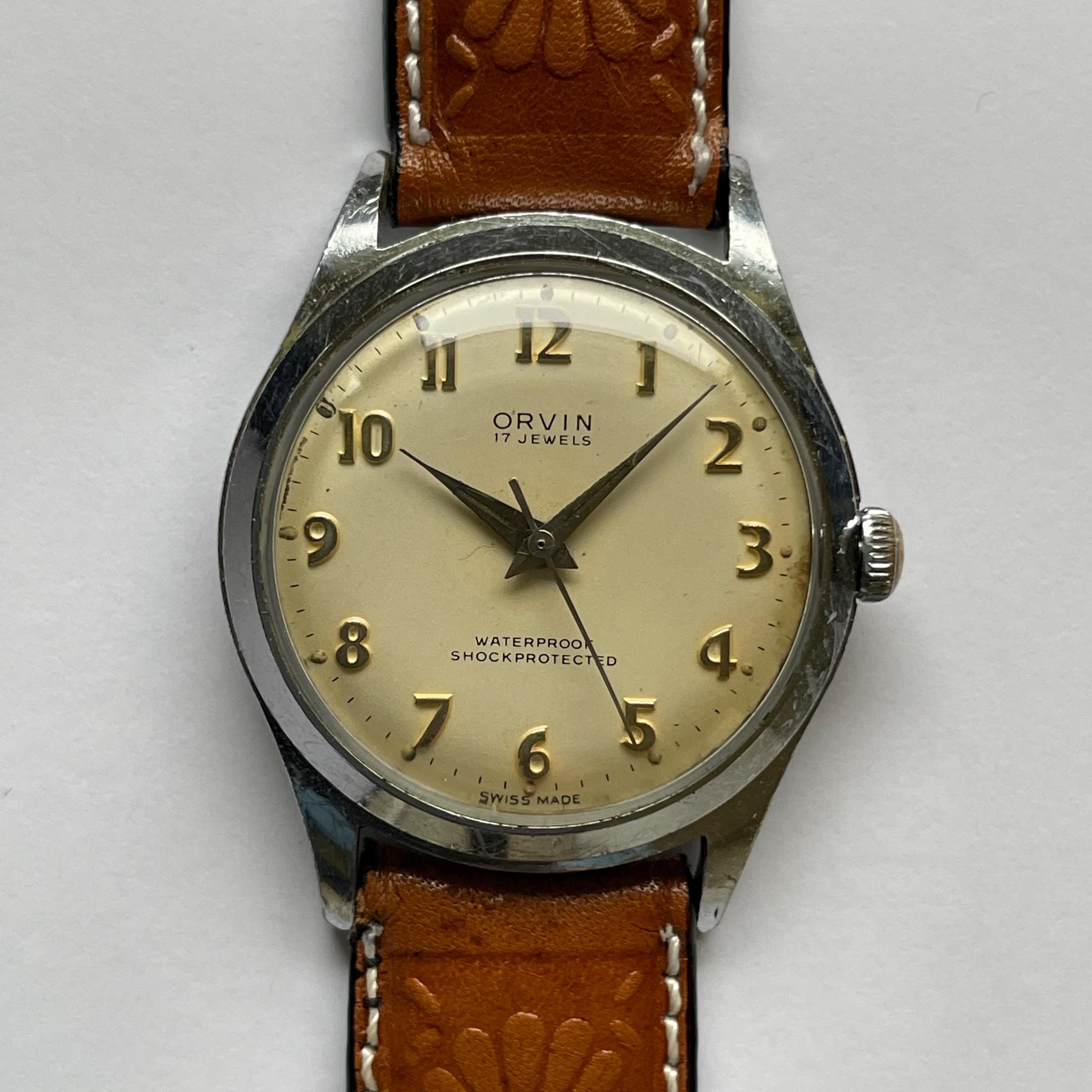 Vintage Orvin women’s watch manually wound 7 jewels 1960 main image 3
