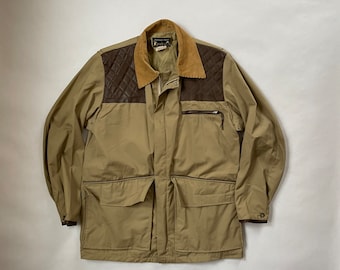 Vintage 1970’s Browning Sportsman’s Apparel Beige Hunting Jacket Size Small