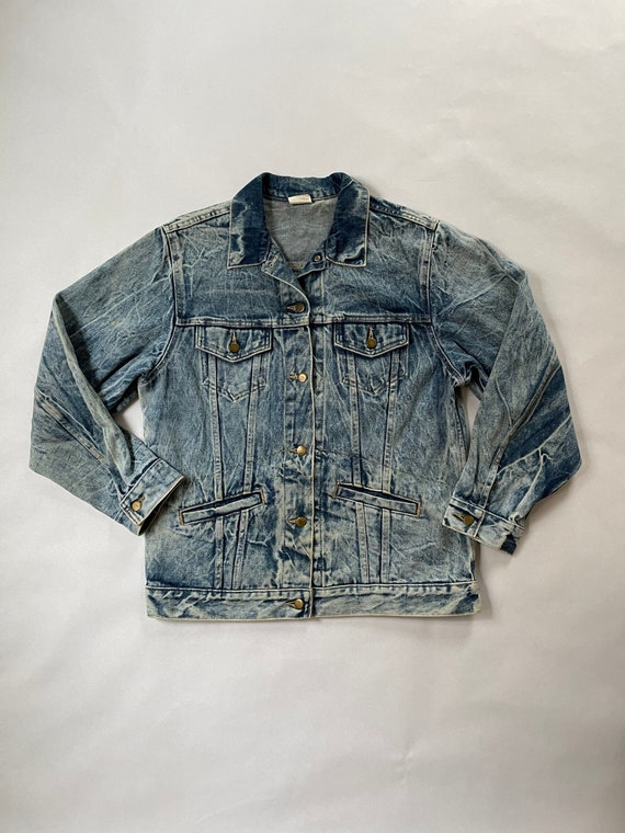 1990’s Cascade Blues Denim Jacket Size Large - image 1