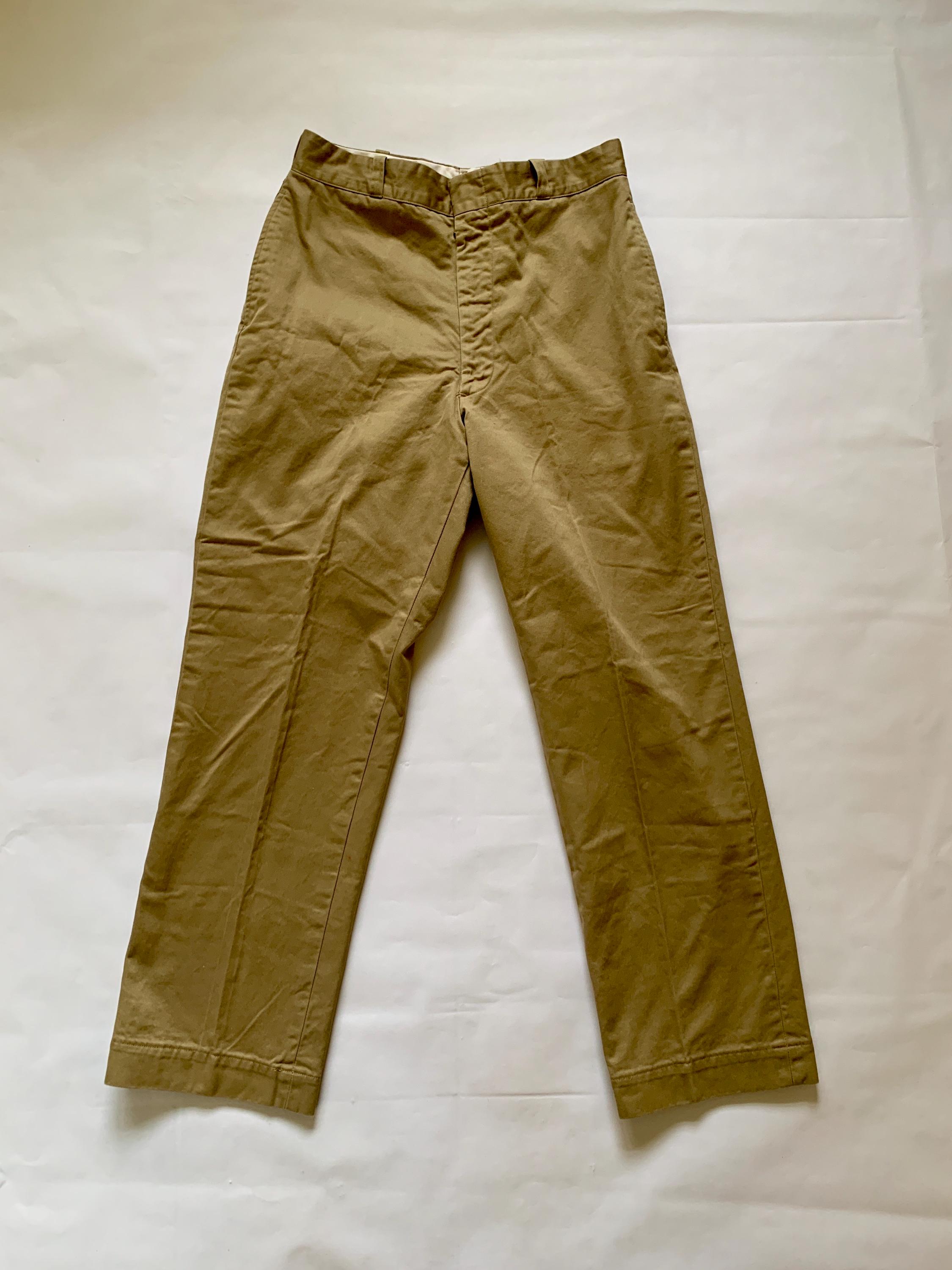 US Military Issue Cotton Khaki Trousers Men
