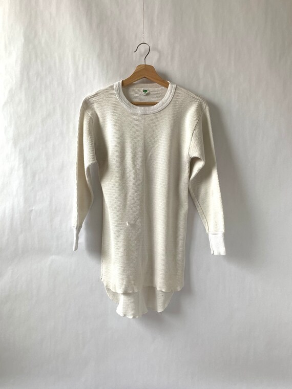 Hanes Thermal Shirt Green Tag