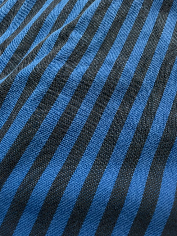 Vintage 1970’s Frostproof Black and Blue Striped … - image 5