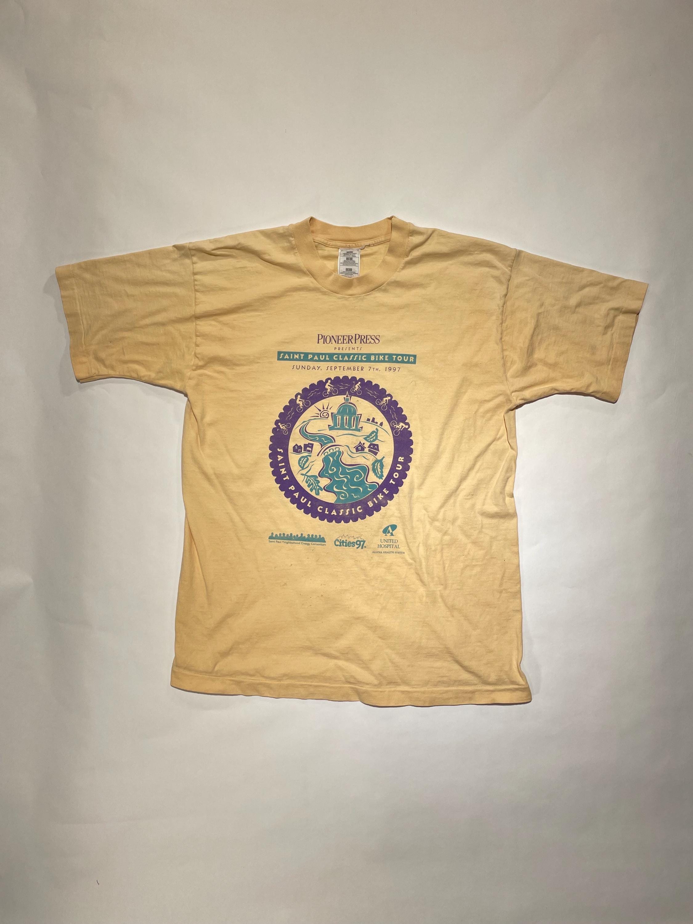 1997 Medium Saint Paul Classic Bike Tour Sponsor T Shirt, image size:2250x3000