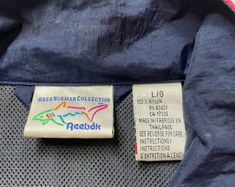 Reebok Greg Norman Collection Windbreaker Jacket Size Large Reebok Greg Norman Collection Windbreaker Jacket Size Large