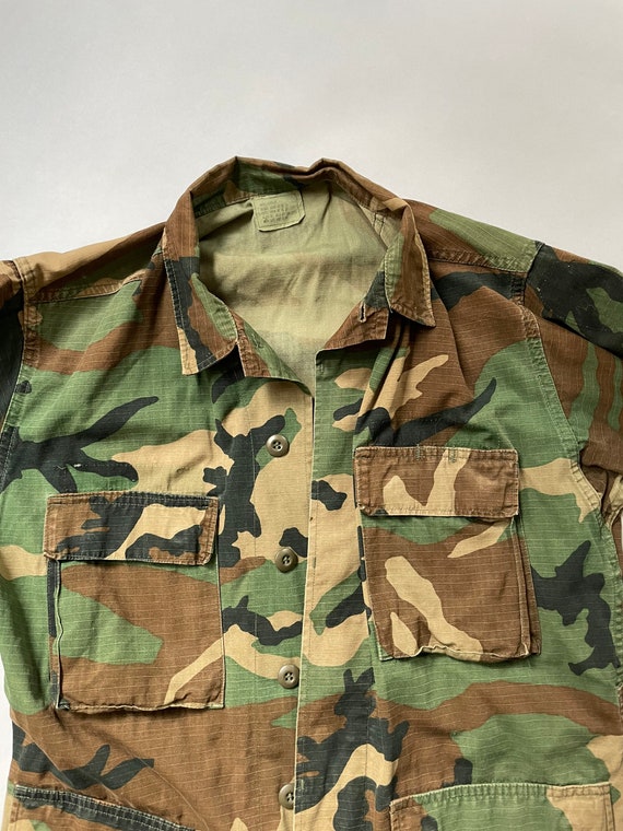 1985 US Army Woodland Camouflage Combat Coat Size Small - Etsy